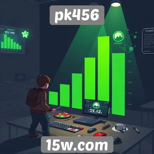 Estatísticas de usuários ativos no pk456