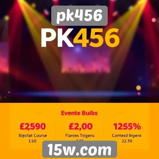 Eventos especiais programados para o site pk456
